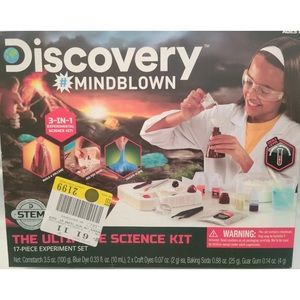 Discovery Mindblown 3-in-1 Ultimate Science Kit - 17 Piece Lab Experiment Set